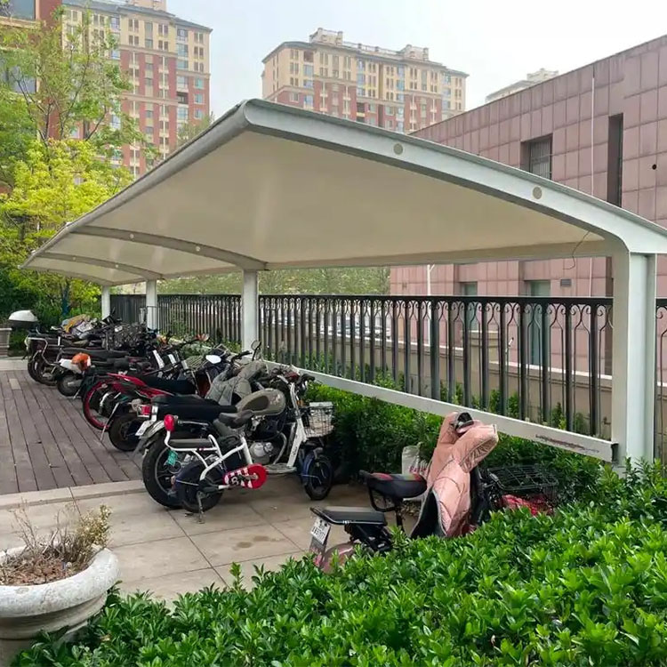 枣庄膜结构电动车棚