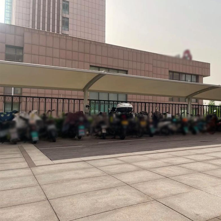 枣庄膜结构电动车棚